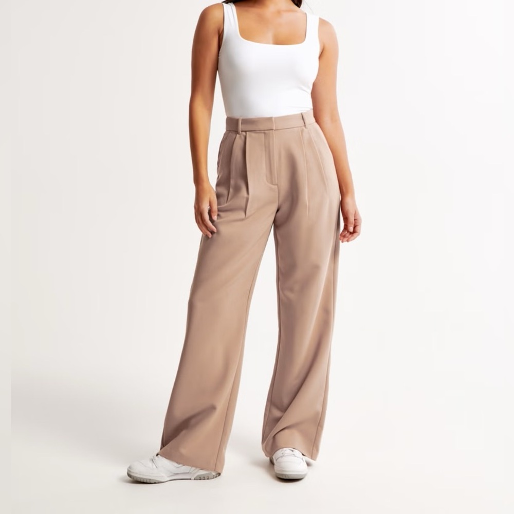 Abercrombie Curve Love Sloane Pants 26 Short 26S Brown